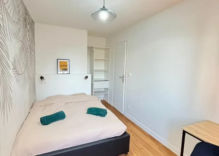 La Madeleine Avec Parking 公寓 昂热